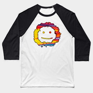 Colourful Smiley Face! Baseball T-Shirt